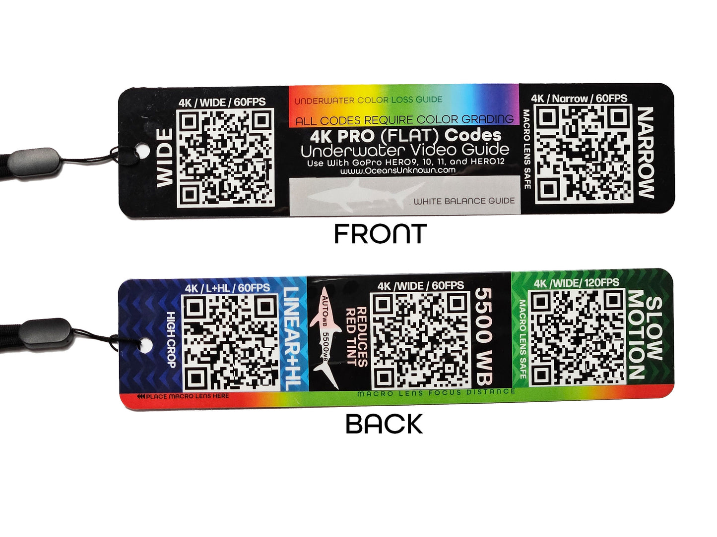 4K PRO (FLAT) GoPro QR codes for HERO9-HERO12