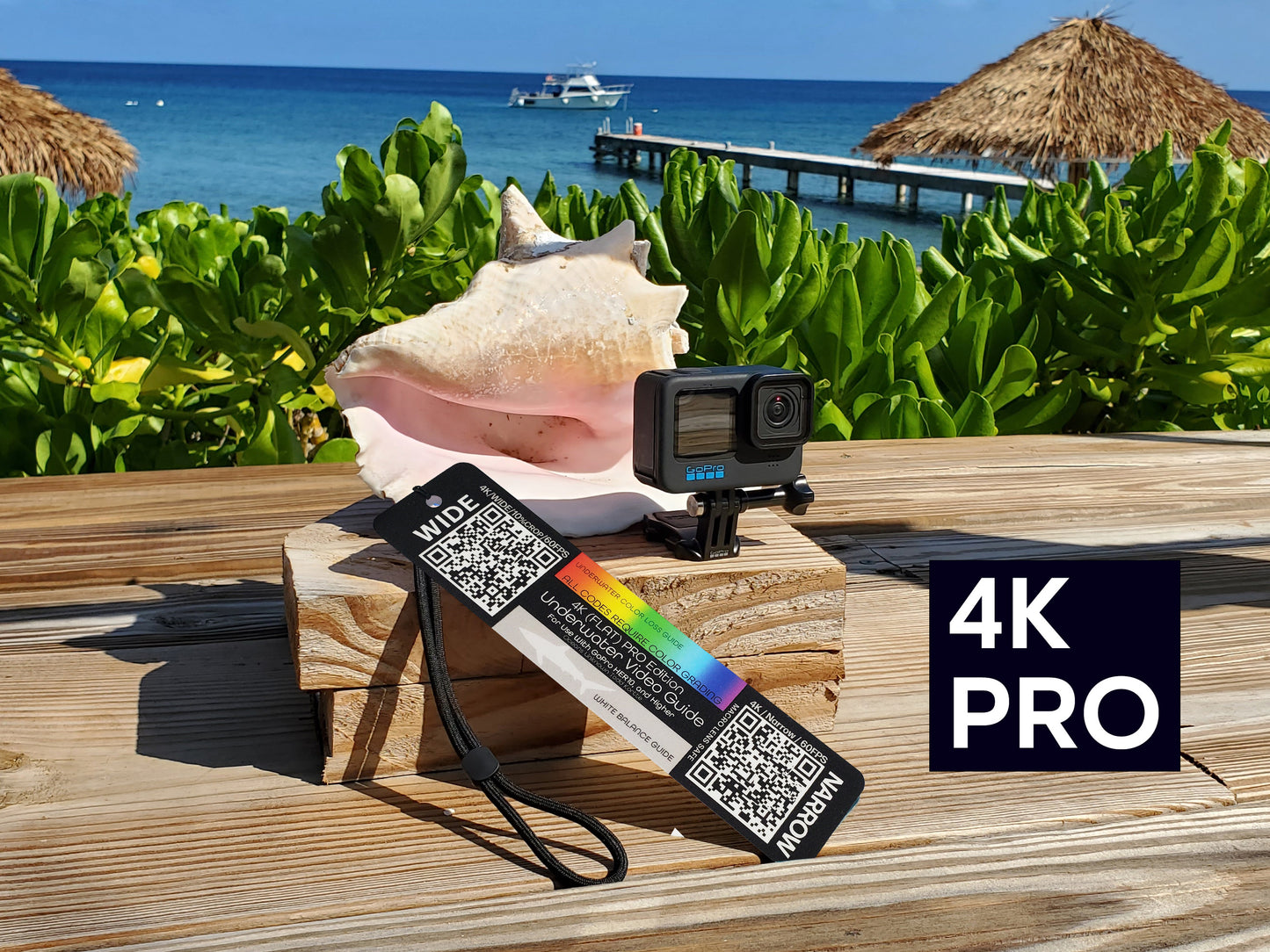 4K PRO (FLAT) GoPro QR codes for HERO9-HERO12