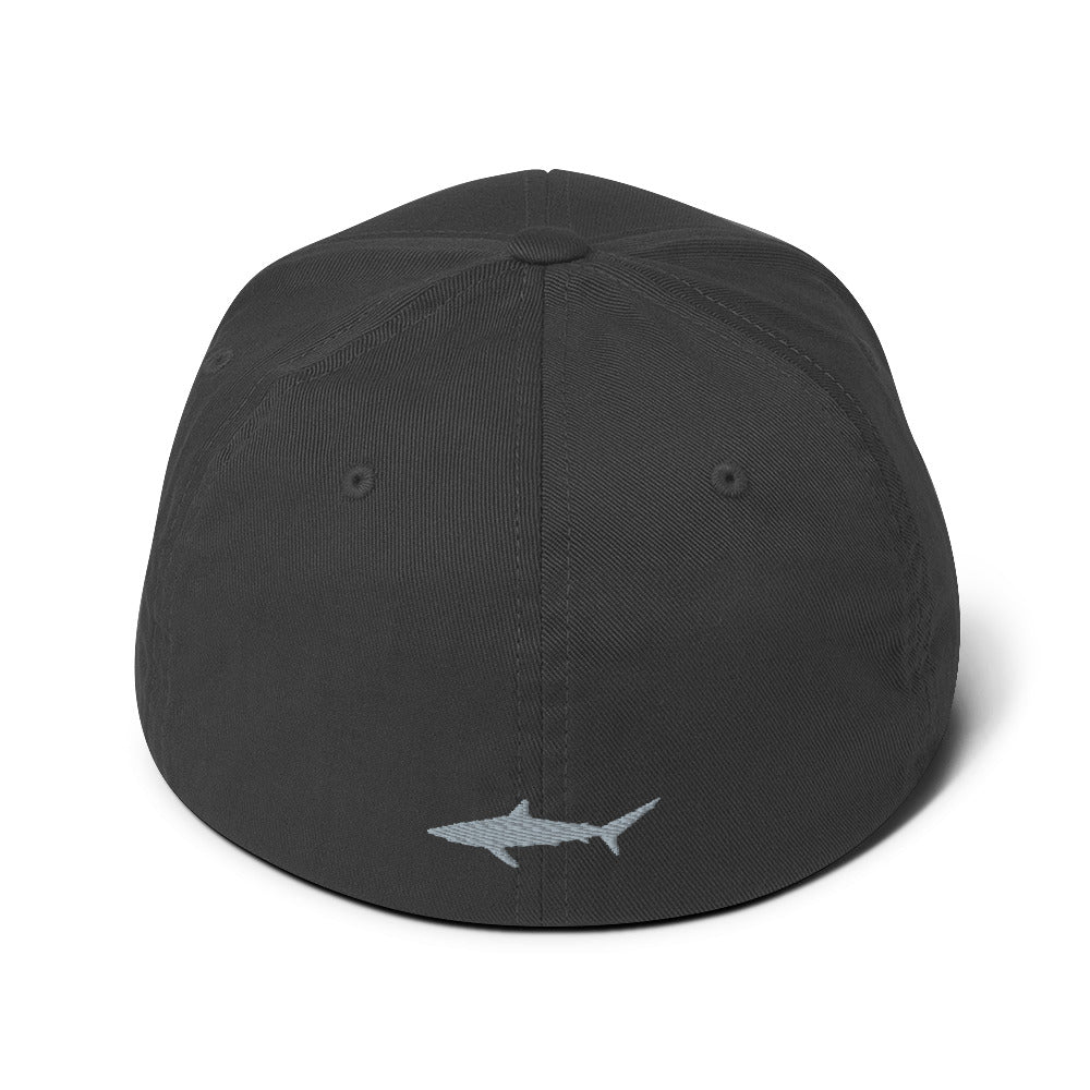 Flex-Fit BLACK Shark Hat!