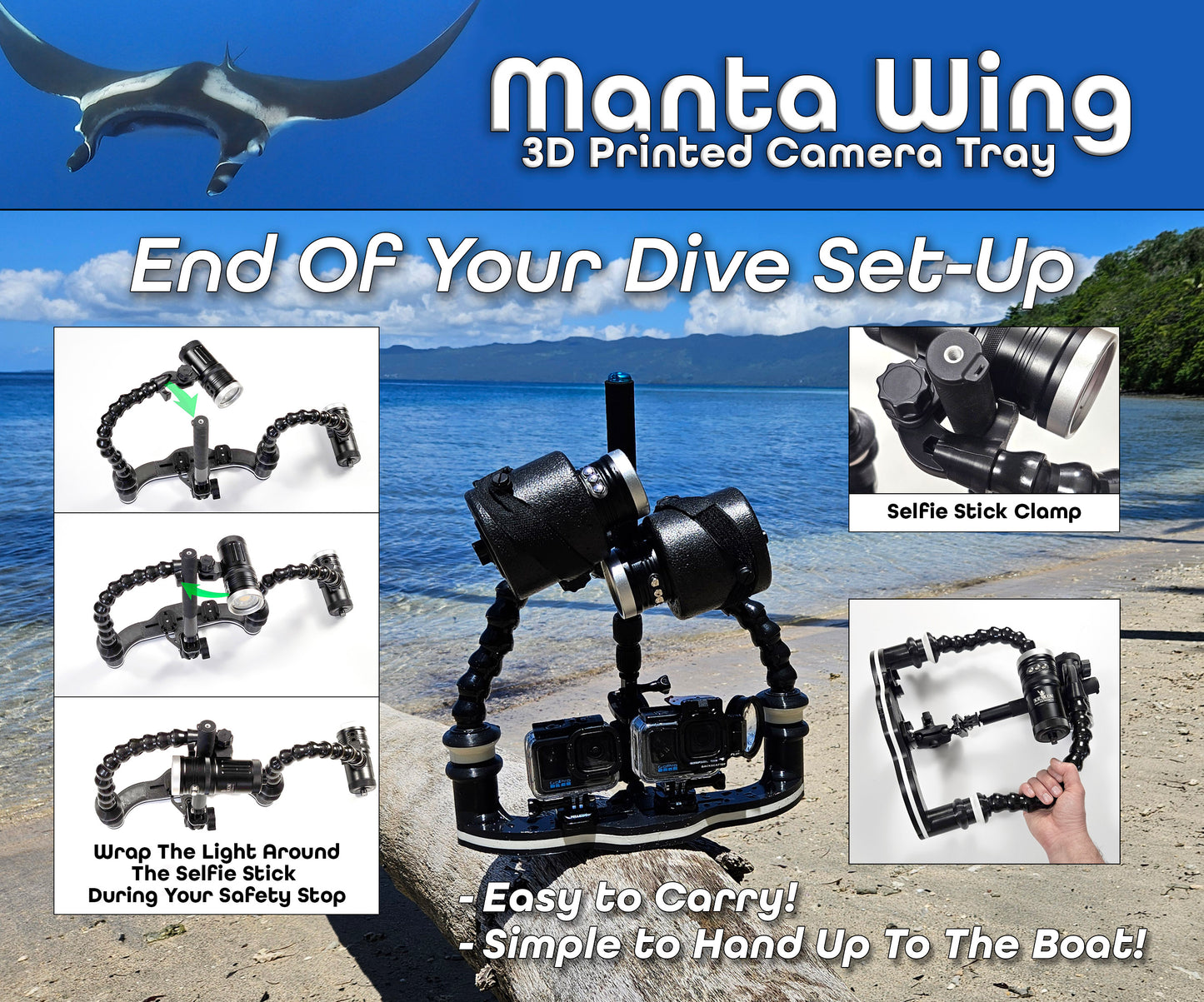 "Manta Wing" FULL ASSEMBLY