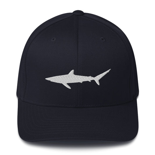 Flex-Fit NAVY Shark Hat!