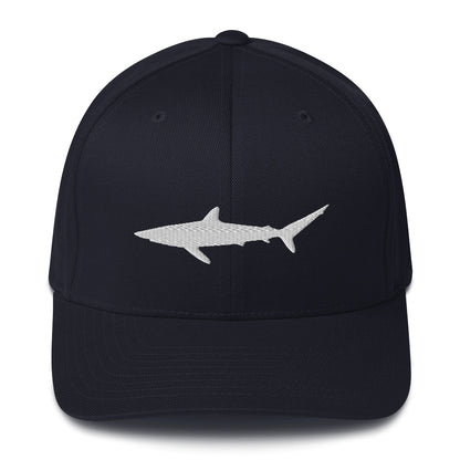Flex-Fit NAVY Shark Hat!